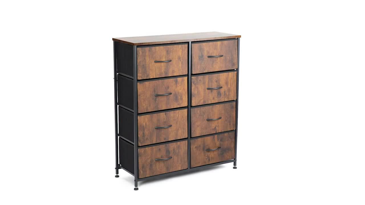 8 Drawer Dresser Storage Organizer