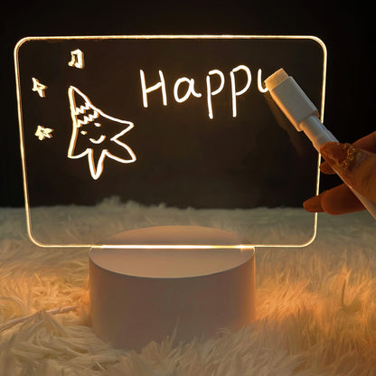 DIY Message Board Night Light