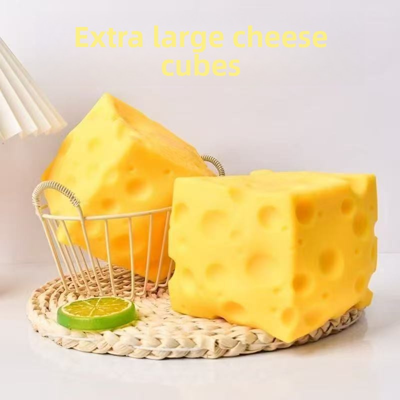 Slow Rebound Moldable Cheese Stress Relief Toy