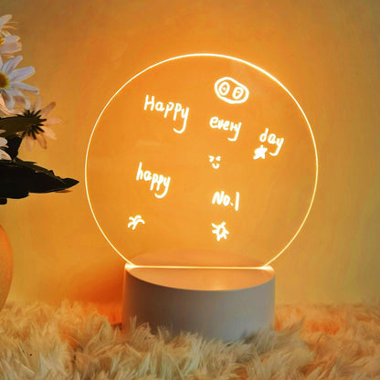 DIY Message Board Night Light