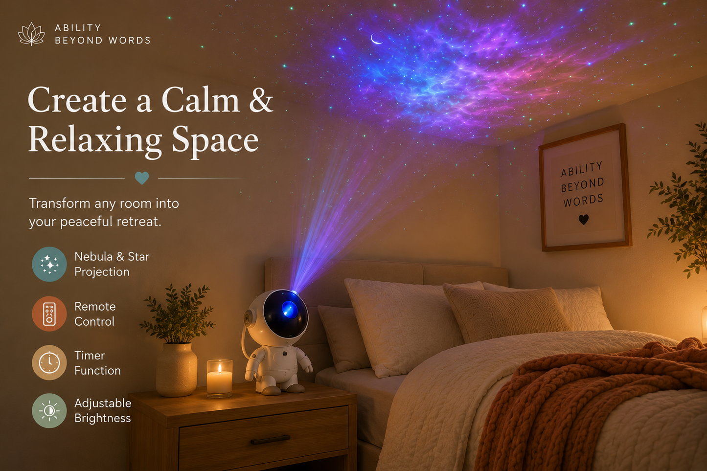 Calming Galaxy Projector
