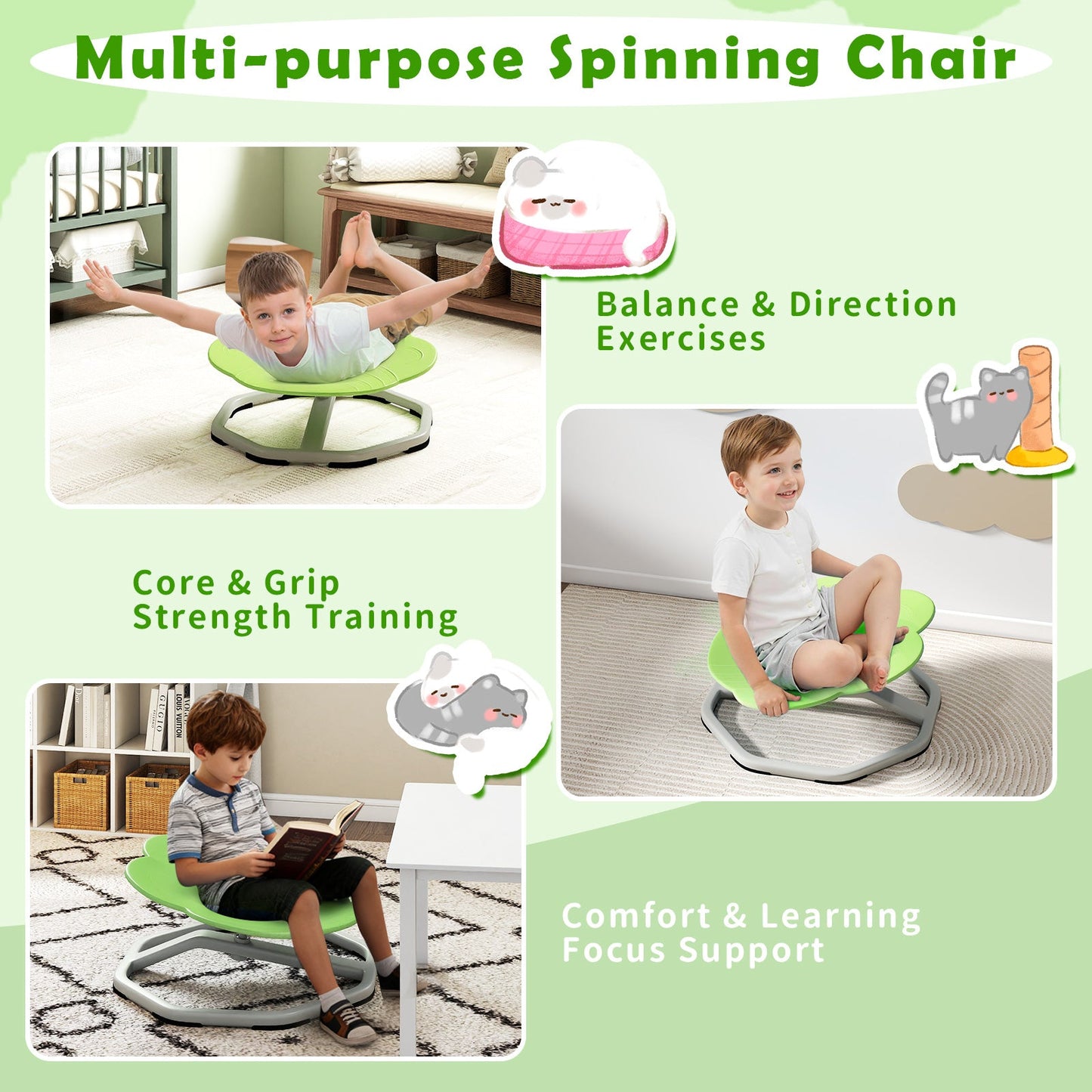 Kids Sensory Swivel Chair