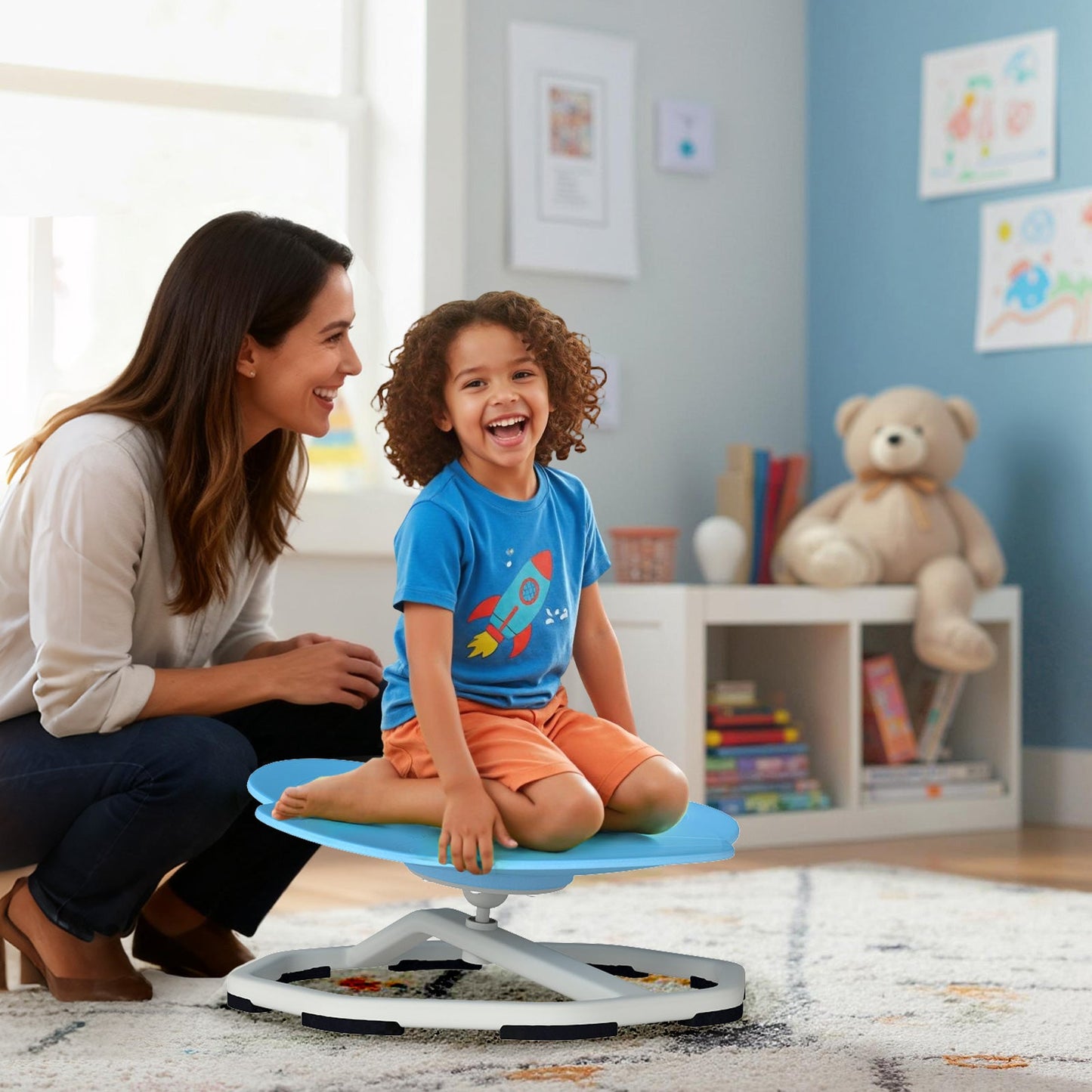 Kids Sensory Swivel Chair