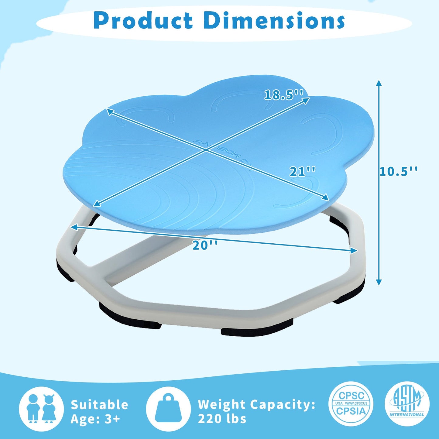 Kids Sensory Swivel Chair