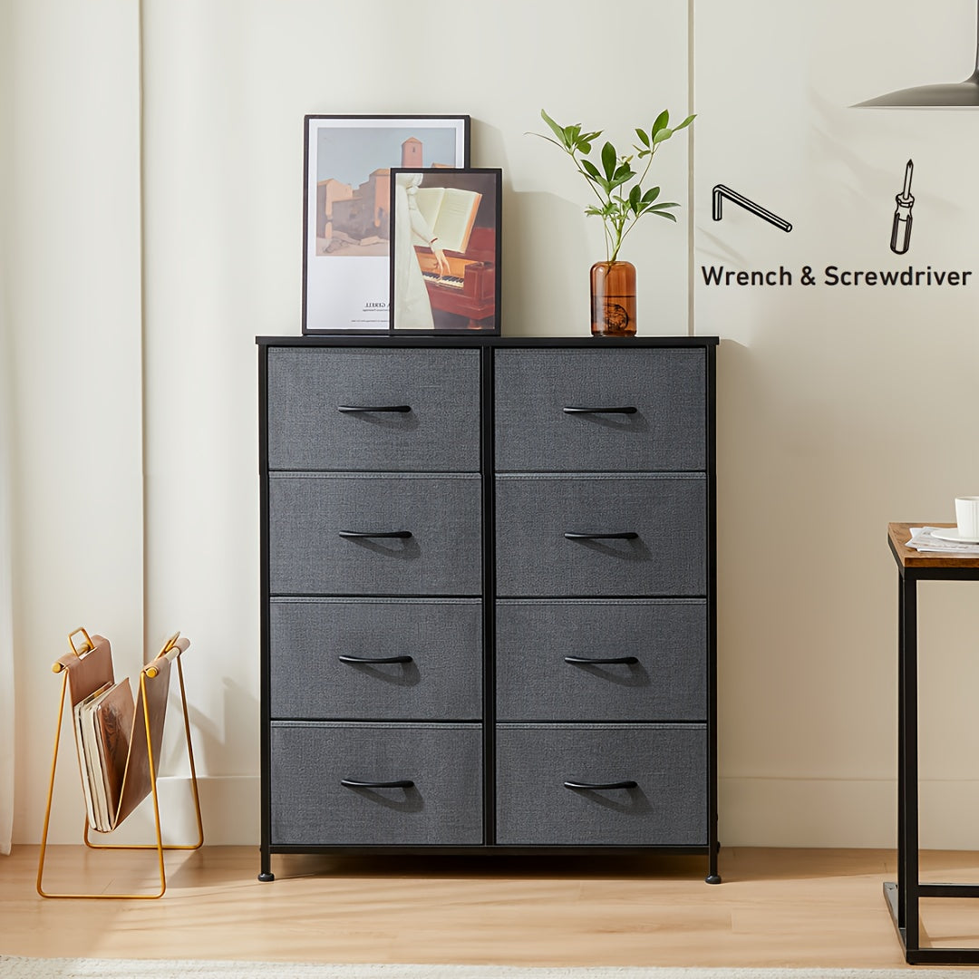 8 Drawer Dresser Storage Organizer