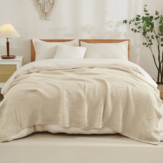All-Season Muslin Gauze Throw