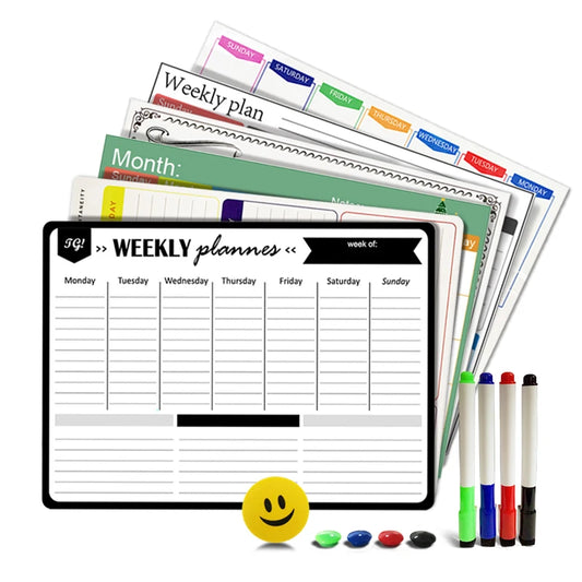 Magnetic Weekly & Monthly Planner Whiteboard