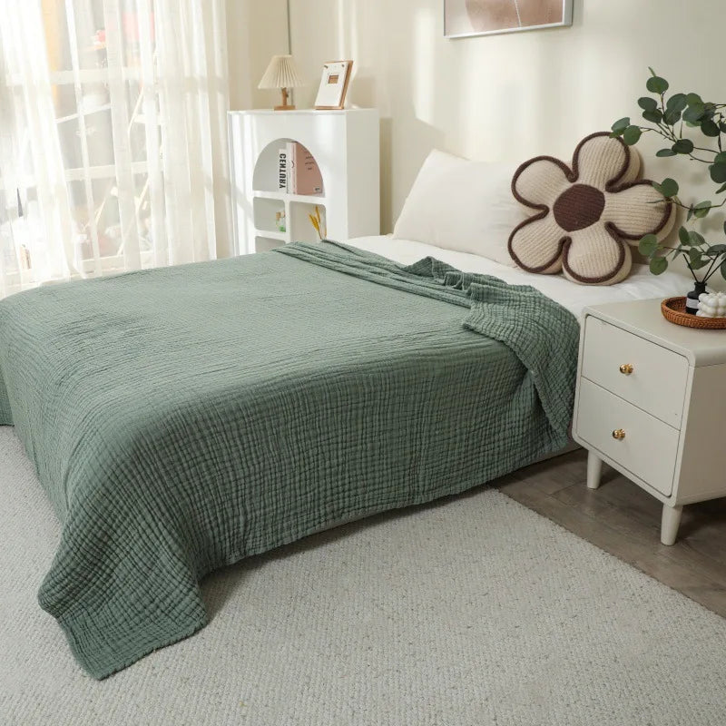 All-Season Muslin Gauze Throw