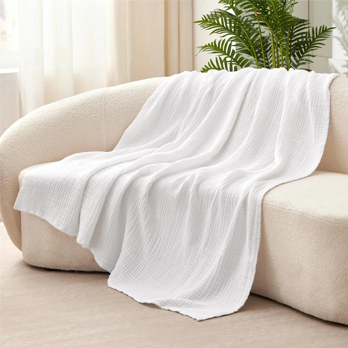 All-Season Muslin Gauze Throw