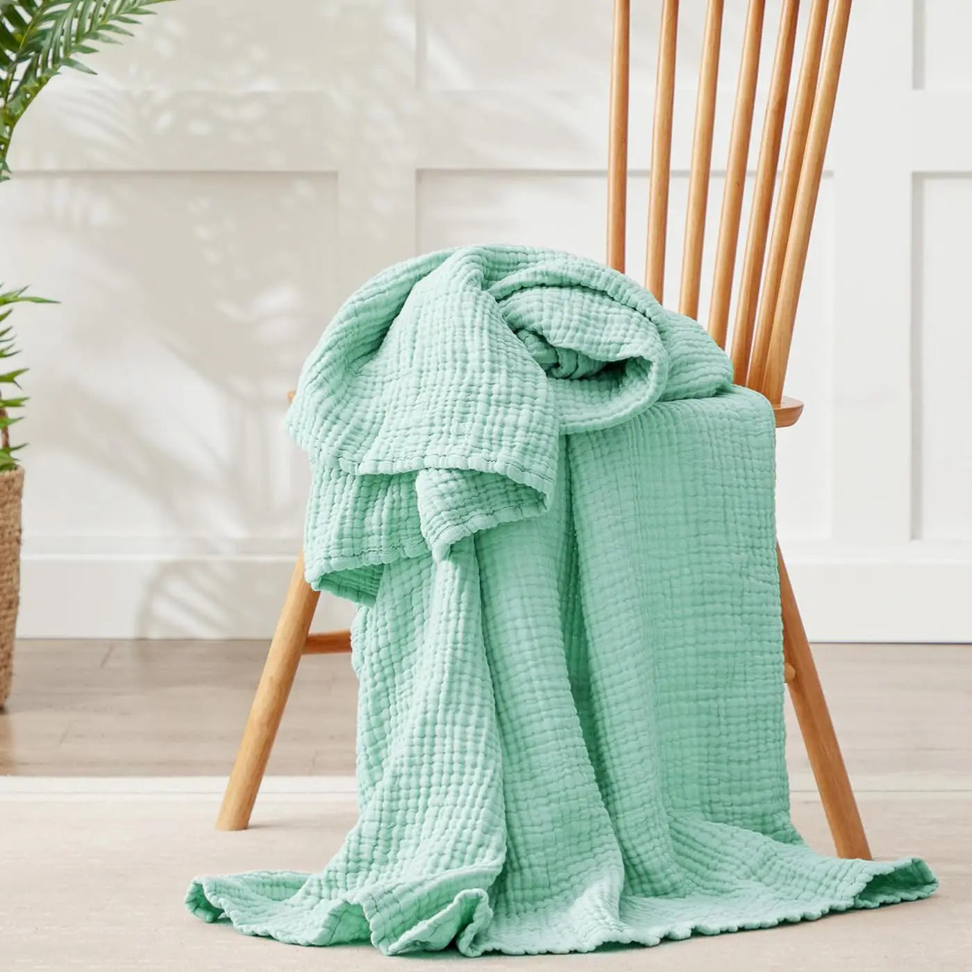 All-Season Muslin Gauze Throw