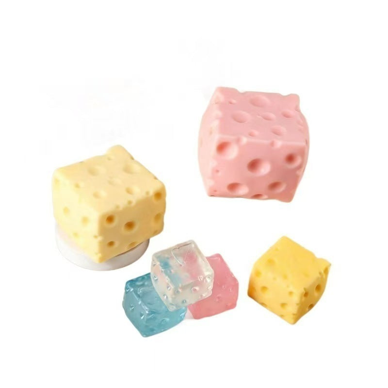 Slow Rebound Moldable Cheese Stress Relief Toy