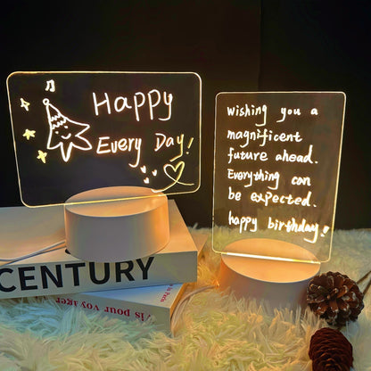 DIY Message Board Night Light